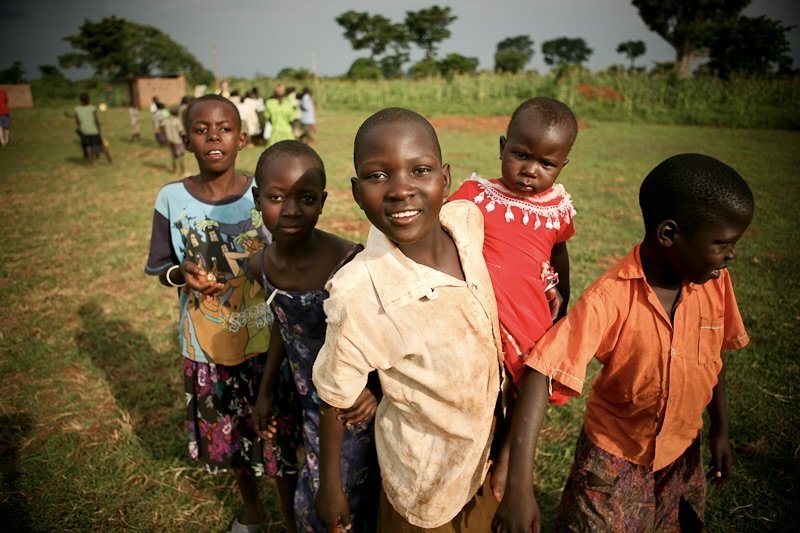 Children in Pallisa, Uganda