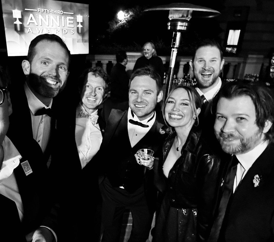 Not Just a Goof team at the Annie Awards